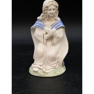 International Bazaar Pastel Nativity Mary Replacement Piece Vintage 5.5”
